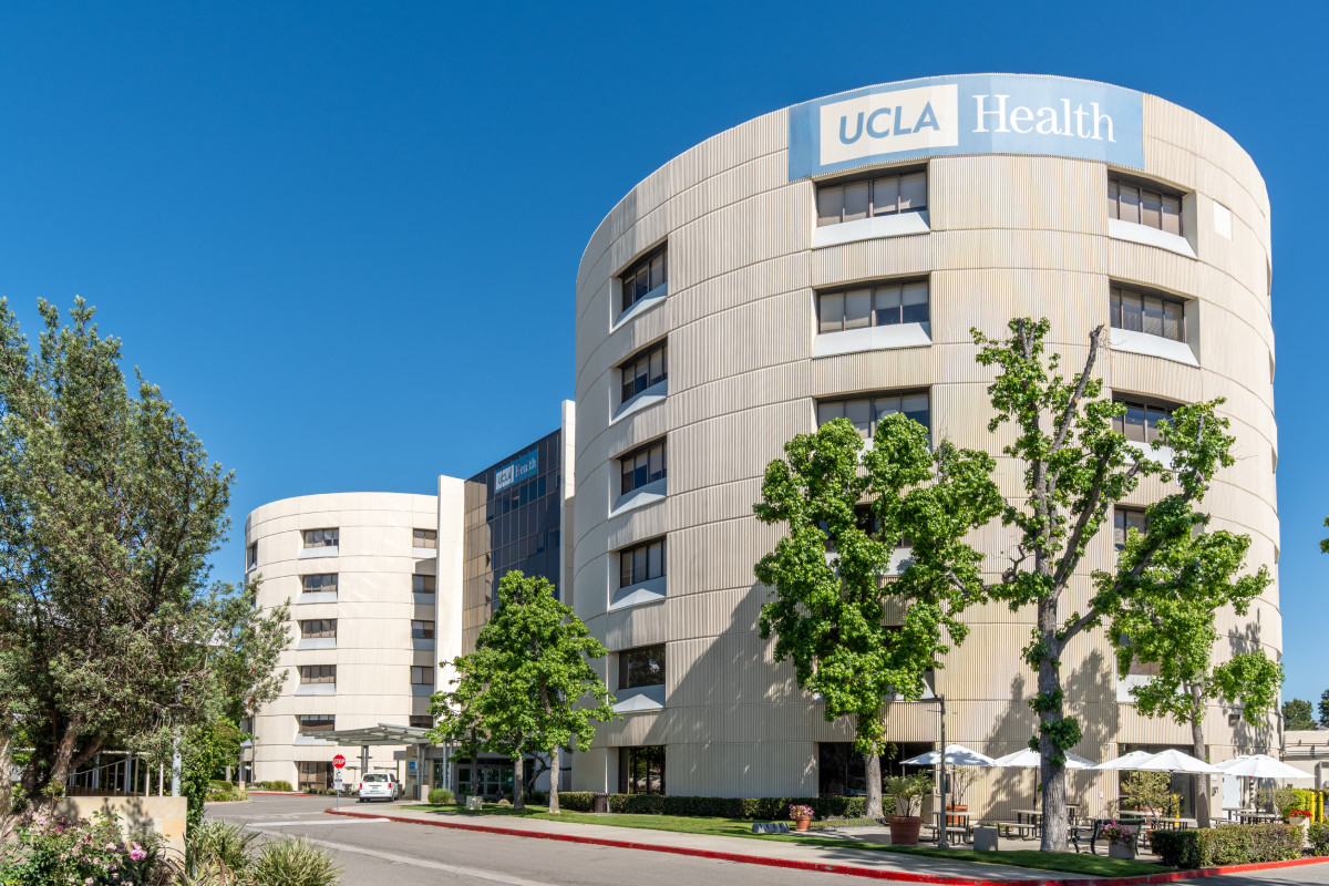 Outside of UCLA Medical Center, Santa Monica